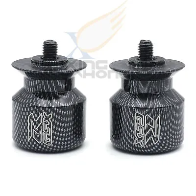 Swingarm Spool Slider For Suzuki GSXR600 GSXR750 GSXR1000 Carbon Fiber Color • $15.49