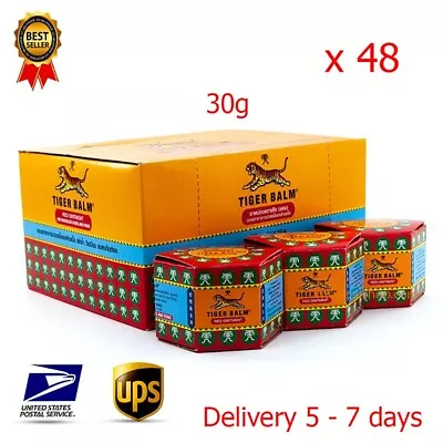 48xTiger Balm Red 30g Ointment Thai Herbal Aroma Relaxing Massage Balm • $360