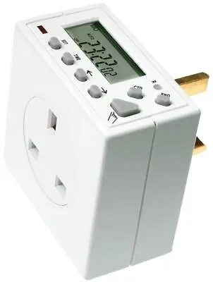 £11.49 • Buy Digital Electronic Timer Compact Plug In Time Switch 7 Day - Timeguard