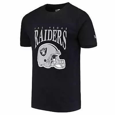 NEW Las Vegas Raiders NFL Helmet Arch T-Shirt Black By New Era • $49.99