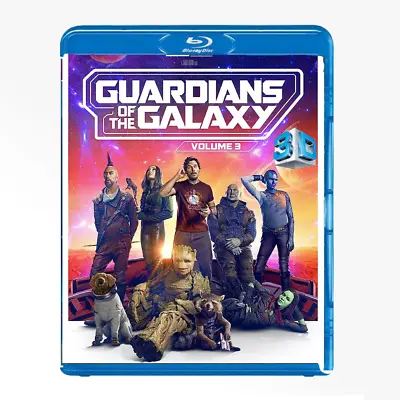 Guardians Of The Galaxy Vol. 3  Movie 3D Blu-ray Disc With Cover Art All Region • $10.89