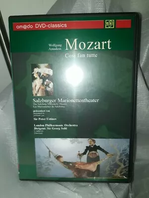 Mozart: Cosi Fan Tutte DVD Salzburger Marionettentheater Peter Ustinov • £3.49