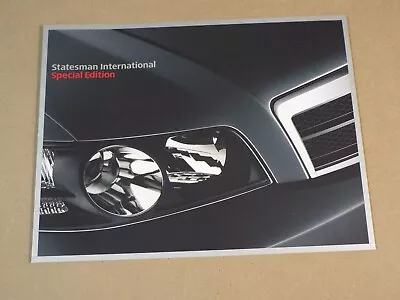 2005 Holden WL Statesman International Special Edition Original 4 Page Brochure • $18.90