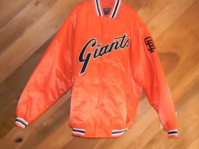 Vintage San Francisco Giants Cooperstown Collection Orange Satin Jacket • $59.99