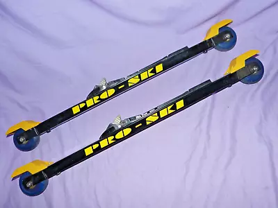 🔥 PRO-SKI S2 XC Roller Skis ProSki W/ Salomon SNS Profil SC Bindings Dryland • $212