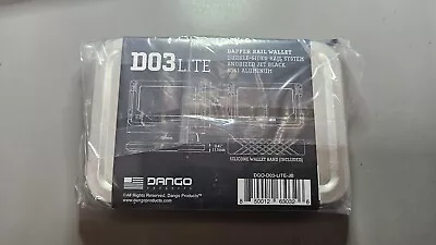 DANGO D03 Lite Dapper Rail Wallet Made In USA Aluminum Jet Black NEW • $58.99