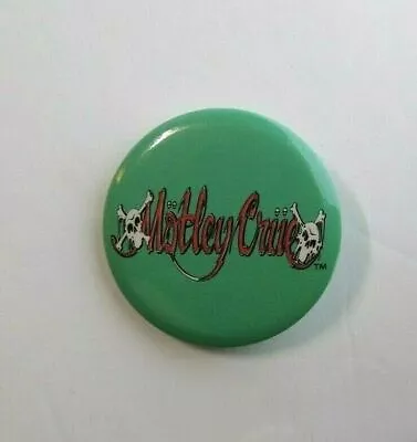 Motley Crue Vintage 1989 Badge Button Pin Unused Old Stock Pinback Heavy Metal • $7.65