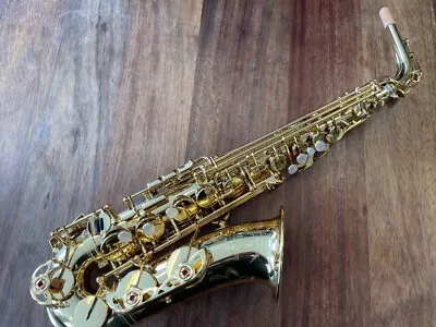 New YAMAHA ALTO Saxophone - YAS CUSTOM 82Z In GOLD LACQUER - Ships FREE WORLDWDE • £3618.43