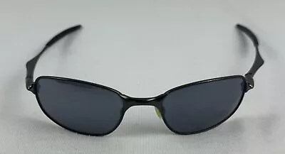 Vintage Oakley Big Square Wire Men's Charcoal Frame Sunglasses • $1