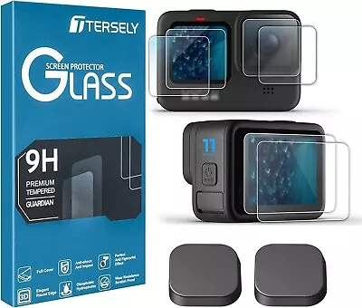 8pcs GoPro Hero 11 10 9 Black 9H Tempered Glass Screen Protector W/ 2 Lens Cover • $14.16
