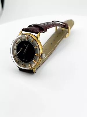 PIAGET Vintage Hand Winding Mens Gold Stainless Steel Watch • $769.99