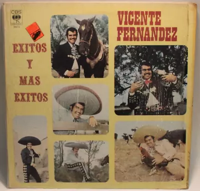 Vicente Fernandez - Lp - Exitos Y Mas Exitos - Latin Mexico Ranchera Mariachi • $34.99