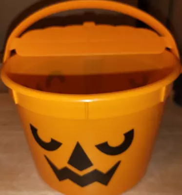 McDonalds Happy Meal Halloween Pumpkin Pail Bucket Orange 2022 Near-MInt • $3.99