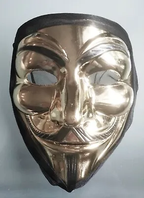 $30 • Buy V For Vendetta Anonymous Gold Mask