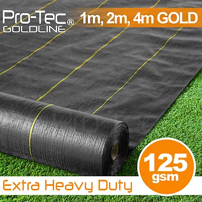 £14.99 • Buy 1,2,4m Extra Heavy Duty Garden Weed Control Fabric Ground Cover Membrane Sheet