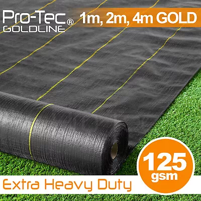 £14.99 • Buy 1,2,4m Extra Heavy Duty Garden Weed Control Fabric Ground Cover Membrane Sheet