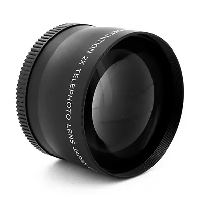 58mm 2x Lens Fo Sony VCL-DH1758 DCS-H1 DSC-H2 DSC-H5 DSR PD-150 Camera Camcorder • $22.95