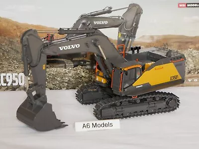 WSI Models ~ Volvo EC950F L Hydraulic Tracked Excavator 64-2010 *Tracked 48 P&P* • £164.95