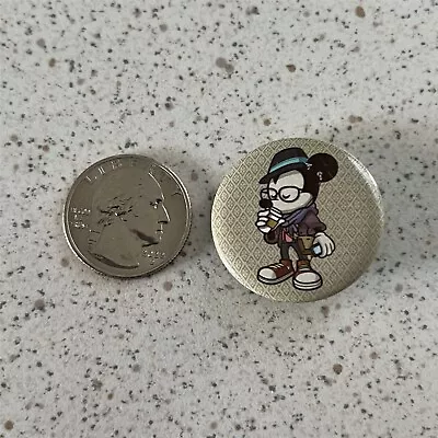 Mickey Mouse Hipster Disney Pinback Button #45680 • $7.20