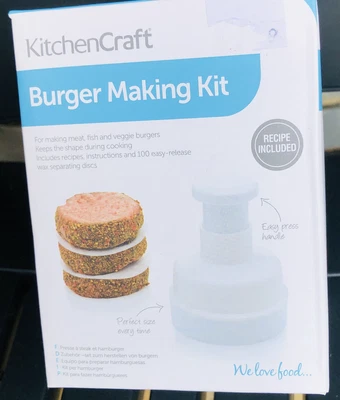 £5 • Buy Kitchen Craft Home Made Beef Burger Press Maker -