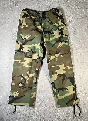 Military Pants Mens Medium Regular Trousers Goretex USGI Cold Weather Camo ECWCS • $44.99