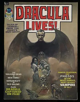 Dracula Lives (1973) #1 FN/VF 7.0 Boris Vallejo Cover! Marvel 1973 • $43