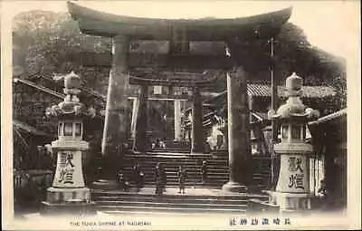 Nagasaki Japan Suwa Shrine Japanese Architecture C1910 Vintage Postcard • $7.05