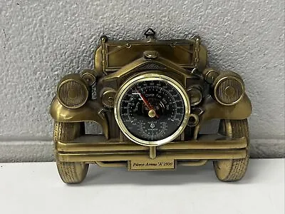 $16.01 • Buy Vintage Barometer Pierce Arrow 1930 Car Weather Cafe Bar Mancave Thermometer