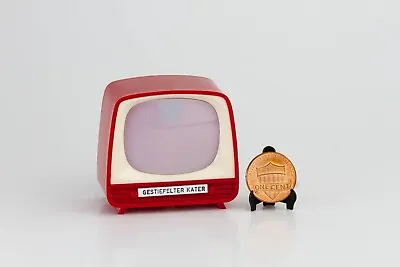 Vintage Miniature Plastic TV Gestiefelter Kater Viewfinder Ges. Gesch. W Germany • $29.99