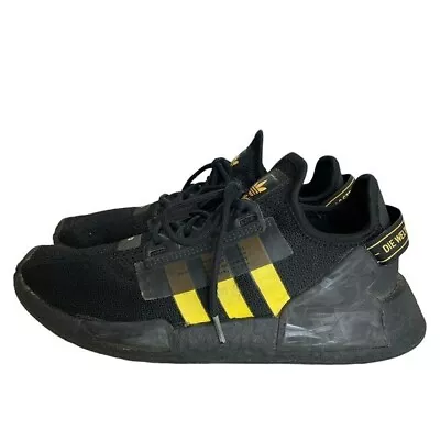 Adidas NMD_R1 V2 Sneakers In Core Black / Solar Gold / Core Black - 7.5 • $22.99