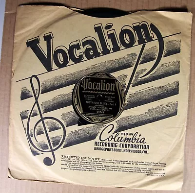 £16.21 • Buy Lonnie Johnson & Victoria Spivey VOCALION 03243 E/E+ PREWAR BLUES / GOSPEL 78