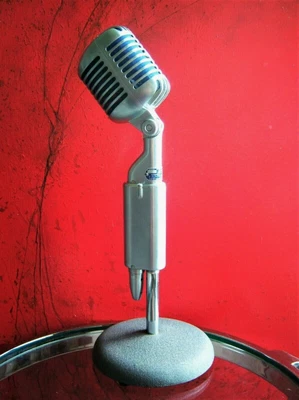 £332.82 • Buy Vintage 1958 Shure Brothers 55 S Dynamic Cardioid Microphone W Atlas Stand # 8