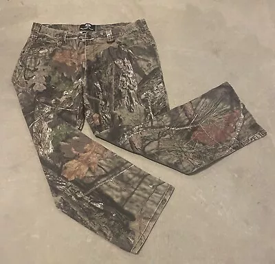 Mossy Oak Jeans Men's 36x28 Break Up Infinity Camo Denim Pants Hunting Outdoor • $22.41