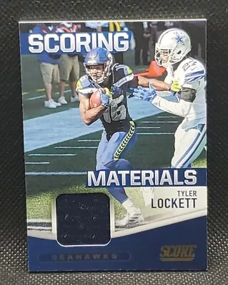 2021 Panini Score Football Tyler Lockett Sm13 Scoring Materials Jersey Seahawks • $3.99