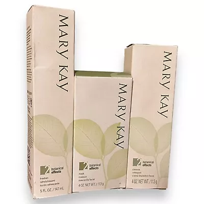 Mary Kay Botanical Effects Formula 2 Cleanse Freshen Mask Set Of 3 Facial Care • $39.95