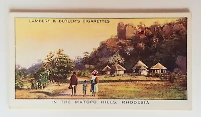 Lambert And Butler Cigarette Cards Empire Air Routes 1936 • £1