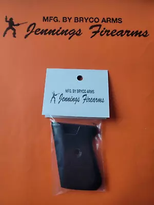 Bryco Arms Jennings J22 J25 22 25 New Smooth Black Grips (New Model Flip Safety) • $20