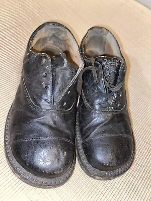 Antique Black Leather Child’s Shoes Good Condition • $59.82