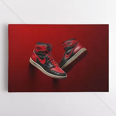 Air Jordan Poster Canvas Sneaker Shoe Sneakerhead Shoes Michael Wall Art Print 4 • $41.79