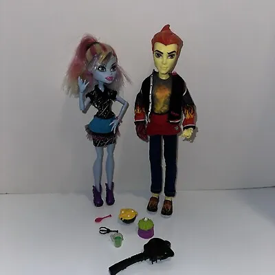 Mattel Monster High Classroom Partners Home Ick Abbey Bominable And Heath Burns • $55
