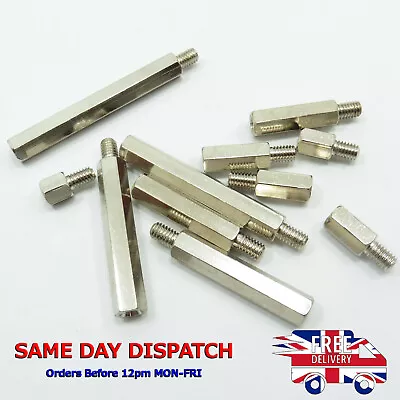 £3.24 • Buy M4 Pillars Nickel Hex Standoff Spacers PCB Thread Pillar Male 4mm