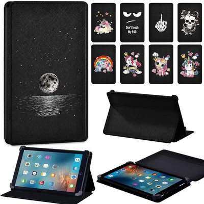 Printed PU Leather Stand Folio Cover Case For APPLE IPad 6789/AIR 123/MINI123456 • £7.99