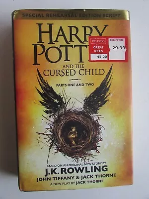 HARRY POTTER AND THE CURSED CHILD Parts One & Two Playscript - Hardcover • $7