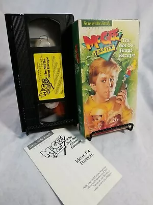 McGee And Me The Not So Great Escape VHS Tape Lesson In Making Right Choices VHS • $4.99