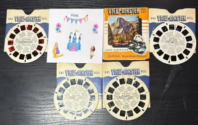 Disney Mary Poppins * Lot Of 4 Viewmaster Reels And 1949 Reel List • $7.77