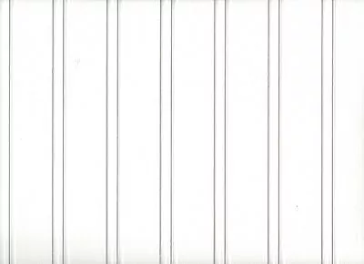 $33.50 • Buy White Paintable Beadboard Textured Prepasted Wallpaper 497-59016 