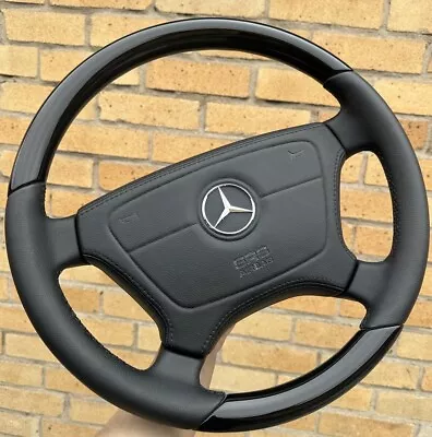 Mercedes-Benz Steering Wheel Black Piano R129 W124 W140 W201 W202 W210 • $800