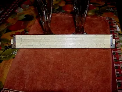 K&E 4081-3 Slide Rule - Log Log Duplex Decitrig - Keuffel & Esser - Made In USA • $29.95