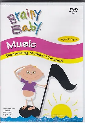 £29.72 • Buy Brainy Baby - Music Ages 2-5 Years - DVD (Brand New Sealed) Region 4 PAL