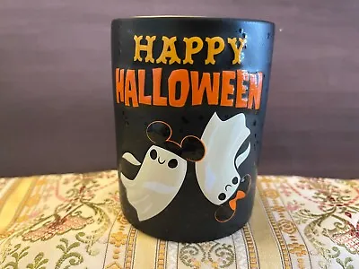 Disney Parks Happy Halloween Mickey Minnie Mouse Ghost Pumpkin Spice Candle NEW • $27.99